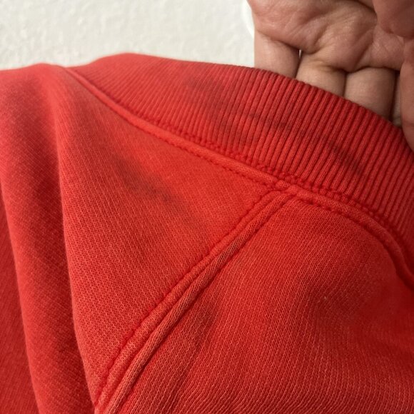 FREE PEOPLE FP MOVEMENT RED SPRINT TO THE FINISH ZIP UP HOODIE SWEATSHIRT SZ XS - Picture 4 of 8